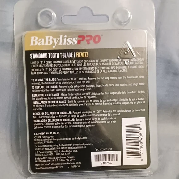 BabylissPro DLC/Titanium Standard Tooth T-Blade